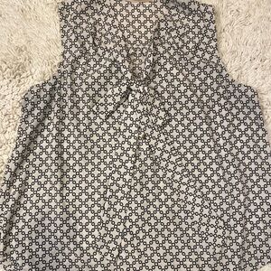 Stitch Fix Black and White Patterned Women's Top